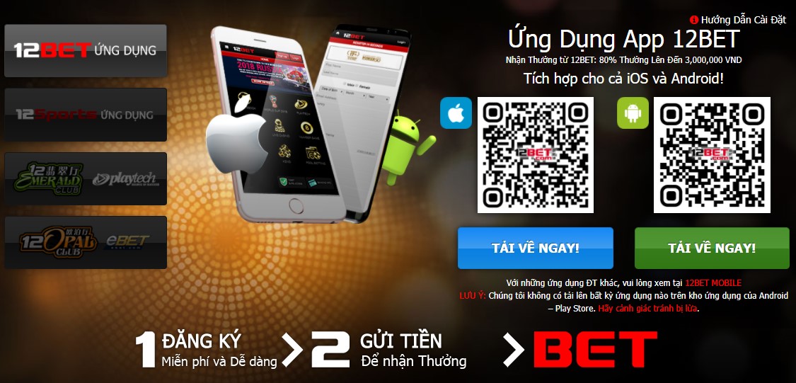 ung dung 12bet cho mobile
